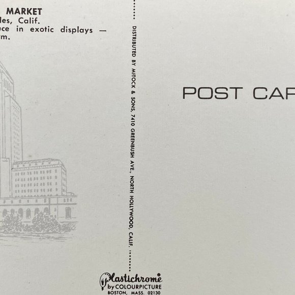 Vintage LA California Souvenir Travel Postcard - Picture 7 of 8